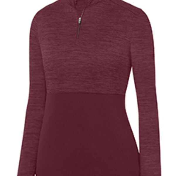 Ladies' Shadow Tonal Heather Quarter-Zip Pullover Thumbnail