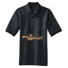 Heavyweight Cotton Pique Polo with Pocket Thumbnail