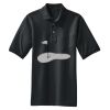 Heavyweight Cotton Pique Polo with Pocket Thumbnail