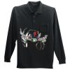 Long Sleeve Silk Touch Polo with Pocket Thumbnail