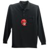 Long Sleeve Silk Touch Polo with Pocket Thumbnail