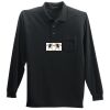 Long Sleeve Silk Touch Polo with Pocket Thumbnail