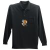 Long Sleeve Silk Touch Polo with Pocket Thumbnail