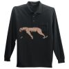 Long Sleeve Silk Touch Polo with Pocket Thumbnail