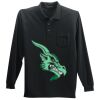 Long Sleeve Silk Touch Polo with Pocket Thumbnail