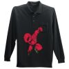 Long Sleeve Silk Touch Polo with Pocket Thumbnail