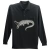 Long Sleeve Silk Touch Polo with Pocket Thumbnail