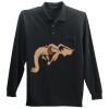 Long Sleeve Silk Touch Polo with Pocket Thumbnail