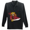 Long Sleeve Silk Touch Polo with Pocket Thumbnail