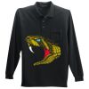 Long Sleeve Silk Touch Polo with Pocket Thumbnail