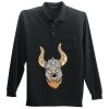 Long Sleeve Silk Touch Polo with Pocket Thumbnail