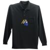 Long Sleeve Silk Touch Polo with Pocket Thumbnail