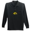 Long Sleeve Silk Touch Polo with Pocket Thumbnail