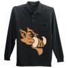 Long Sleeve Silk Touch Polo with Pocket Thumbnail