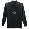 Long Sleeve Silk Touch Polo with Pocket Thumbnail