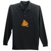 Long Sleeve Silk Touch Polo with Pocket Thumbnail