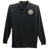 Long Sleeve Silk Touch Polo with Pocket Thumbnail