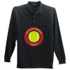 Long Sleeve Silk Touch Polo with Pocket Thumbnail