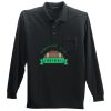 Long Sleeve Silk Touch Polo with Pocket Thumbnail