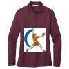 Women's Silk Touch Long Sleeve Polo Thumbnail
