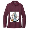 Women's Silk Touch Long Sleeve Polo Thumbnail