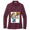 Women's Silk Touch Long Sleeve Polo Thumbnail