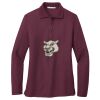 Women's Silk Touch Long Sleeve Polo Thumbnail