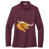 Women's Silk Touch Long Sleeve Polo Thumbnail