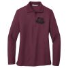 Women's Silk Touch Long Sleeve Polo Thumbnail