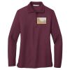 Women's Silk Touch Long Sleeve Polo Thumbnail