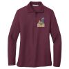 Women's Silk Touch Long Sleeve Polo Thumbnail