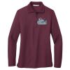 Women's Silk Touch Long Sleeve Polo Thumbnail