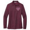 Women's Silk Touch Long Sleeve Polo Thumbnail