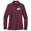 Women's Silk Touch Long Sleeve Polo Thumbnail