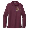 Women's Silk Touch Long Sleeve Polo Thumbnail