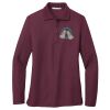 Women's Silk Touch Long Sleeve Polo Thumbnail
