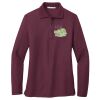 Women's Silk Touch Long Sleeve Polo Thumbnail