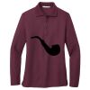 Women's Silk Touch Long Sleeve Polo Thumbnail